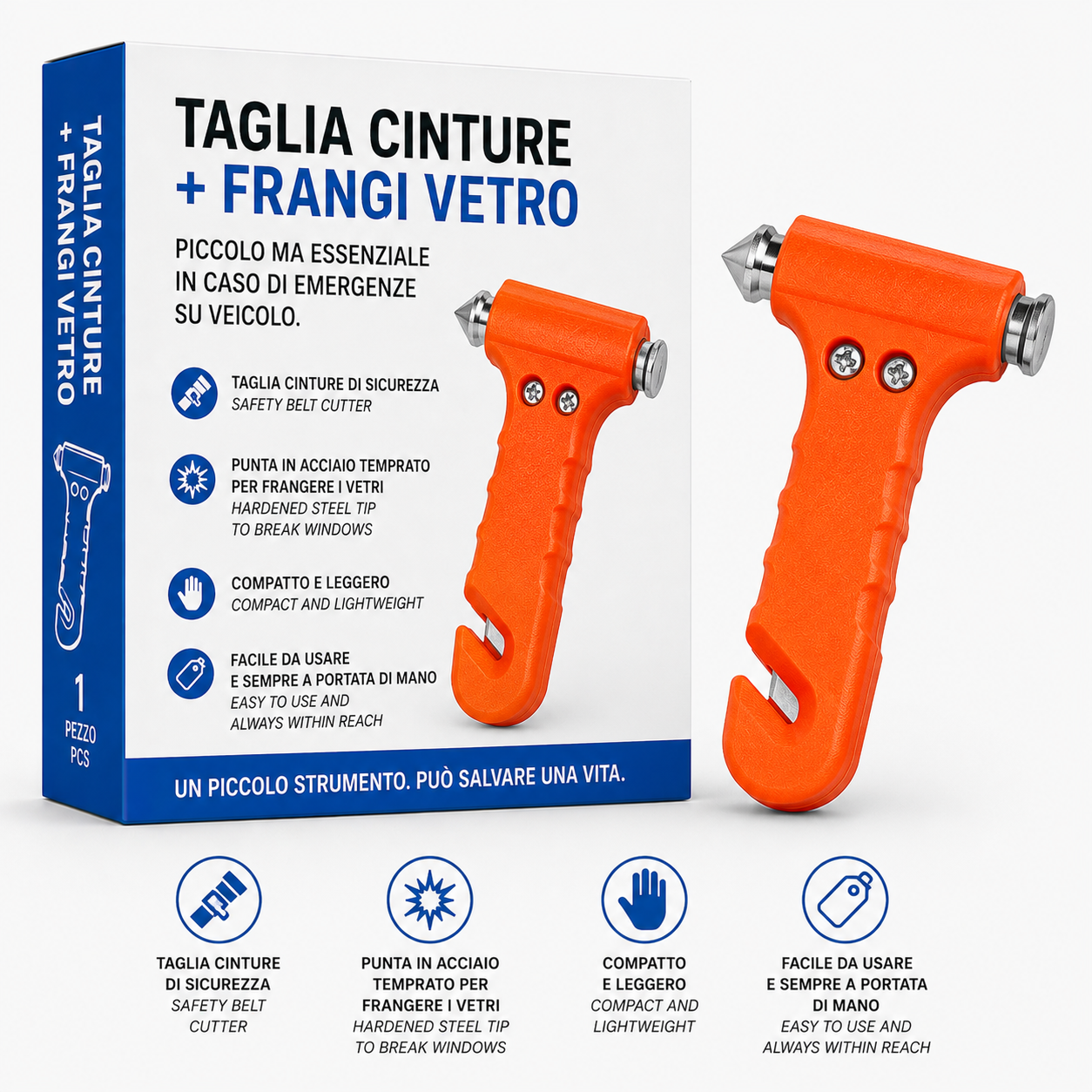Taglia cinture + frangi vetro